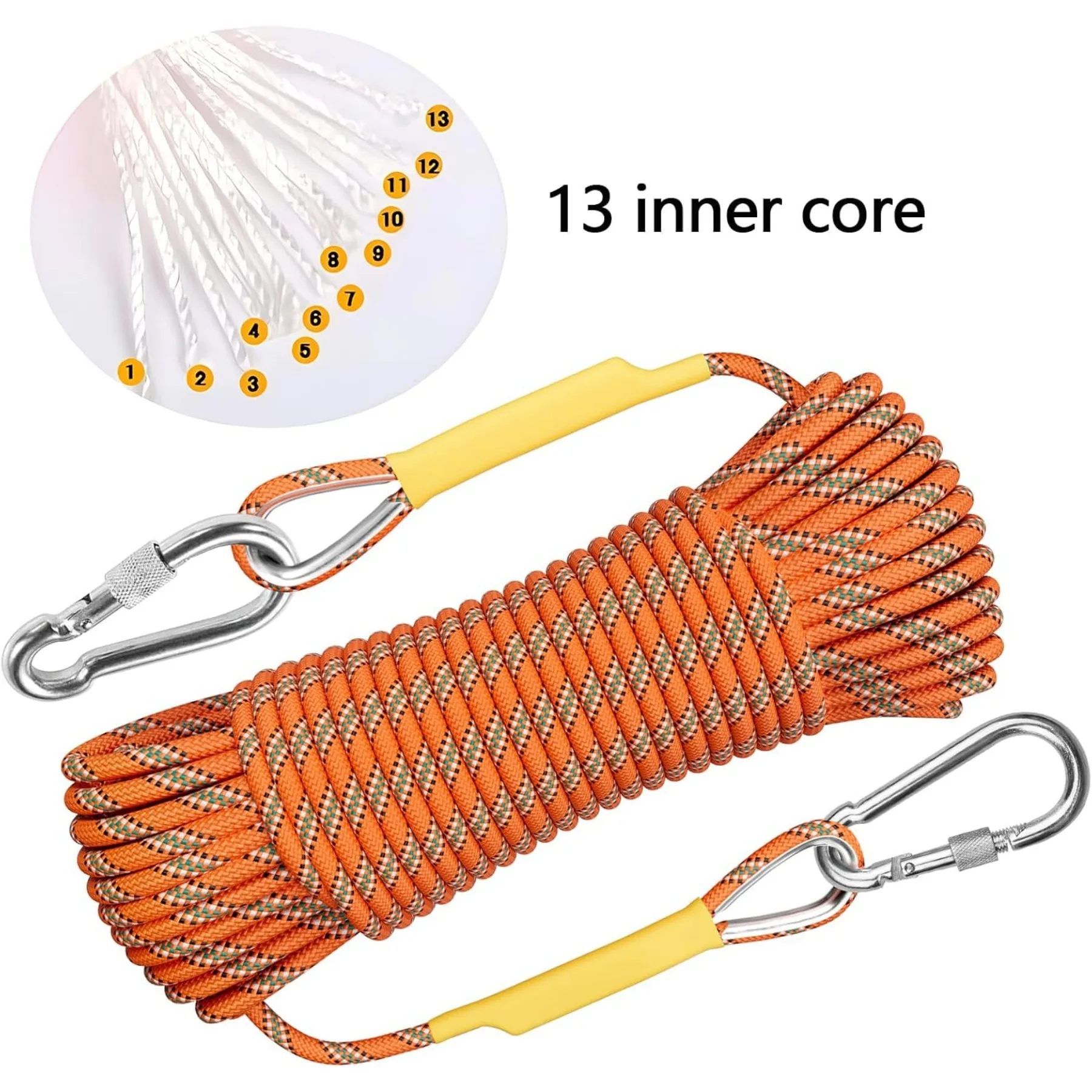 Уличная альпинистская веревка, статическая скалолазальная веревка для побега, оборудование для ледолазания, пожарно-спасательный парашют