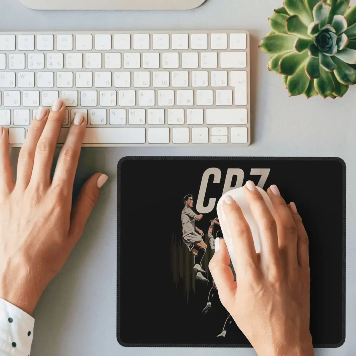 Cristiano Ronaldo Cr7  Mouse Pad Computer Keyboard Mouse Mat Gamer Laptop Desk Mat Office Table Mats
