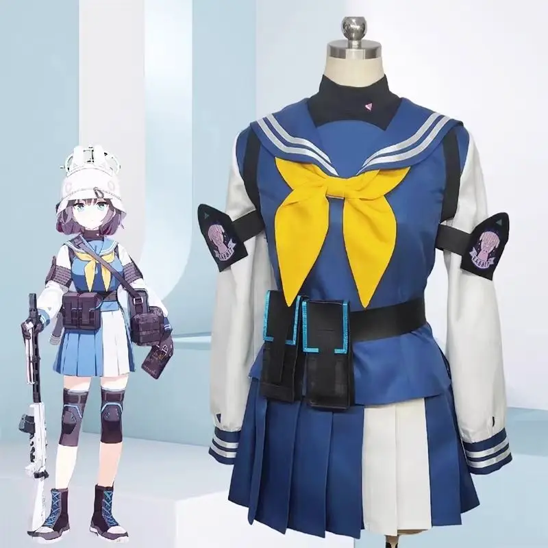 Синий архив, униформа для косплея, костюм Сорадай Саки, аксессуары, реквизит для Хэллоуина, женская униформа для косплея 2025 Синий архив, униформа для косплея, костюм Сорадай Саки, аксессуары, реквизит для Хэллоуина, женская униформа для косплея 2025