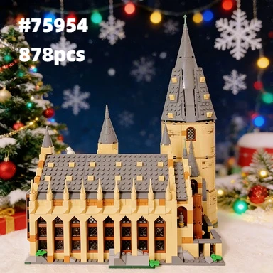 

MOC 75354 Знаменитый Замок-Лобби | 1083 шт. в наличии | Набор строительных блоков в средневековом стиле и премиальный рождественский подарок