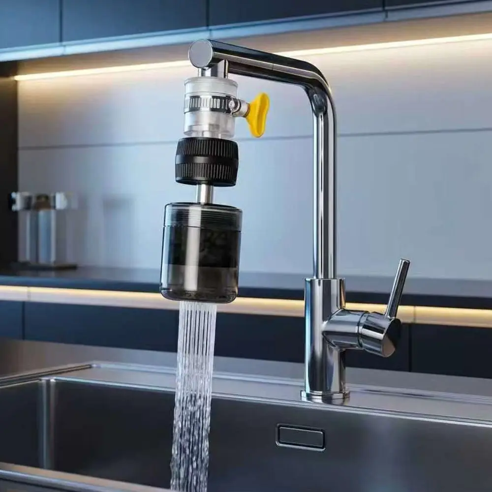 Anti-Splash Titanium Particles Faucet Water Filter Chlorine-Removing Removing Impurities Kitchen Faucet Water Purifier