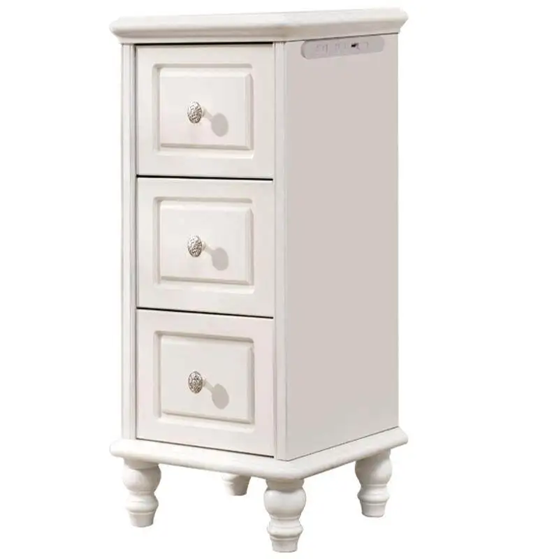 15-20-25 -30-35cm intelligent mini small apartment Korean simple European super narrow three pumping bedside table