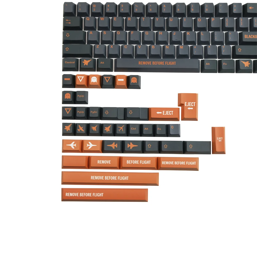 Gmk stealth fighter keycap cereja perfil inglês iso digite teclado mecânico pbt keycaps para gateron kailh cereja mx interruptor