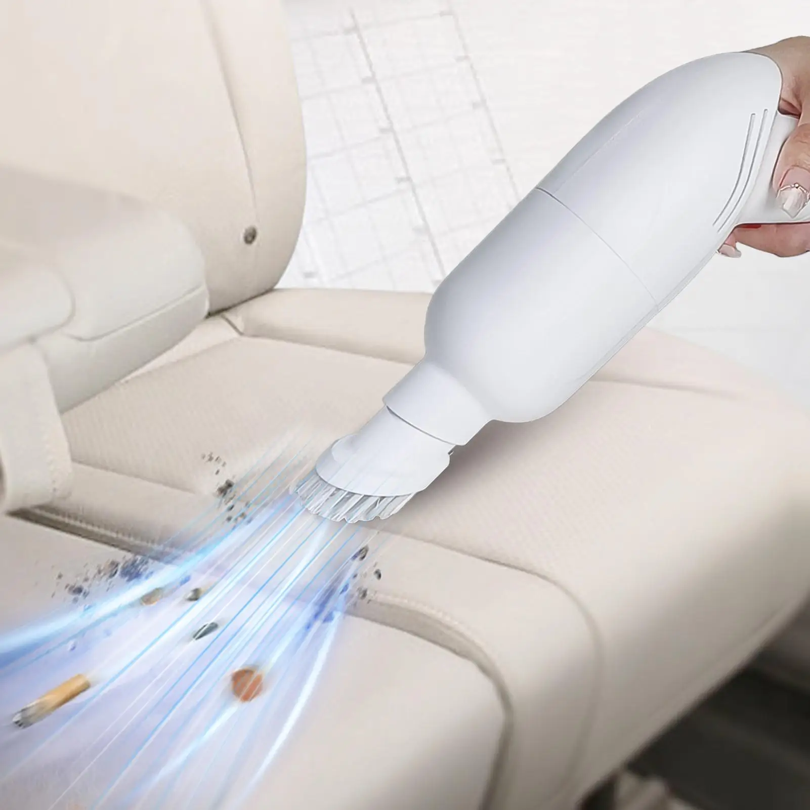Car Vacuum 36000RPM Strong Suction Electric Air Duster Rechargeable Handheld Vacuum Cordless For Car Interior Desk Home Laptop