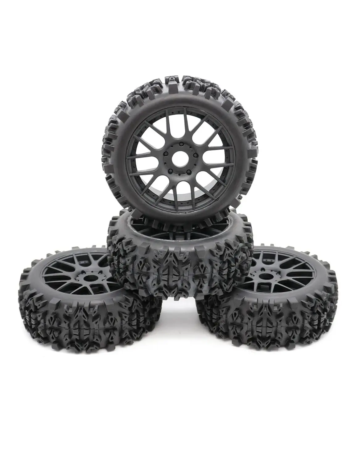 120mm 4 pièces RC roues de Buggy tout-terrain pneus en caoutchouc pour 1/8 ARRMA Typhon Traxxas Redcat Kyosho HPI HSP RC pièces de mise à niveau de voiture
