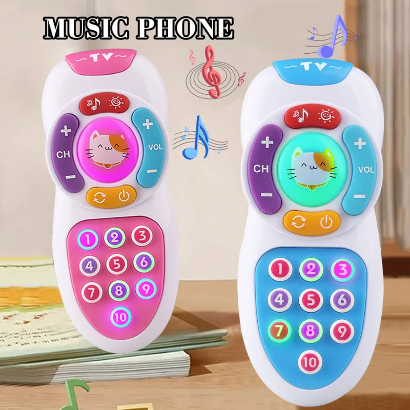 Giocattolo telecomandato per bambini Giocattolo in movimento Montessori per bambini Pulsante in silicone per ninna nanna morbida e delicata