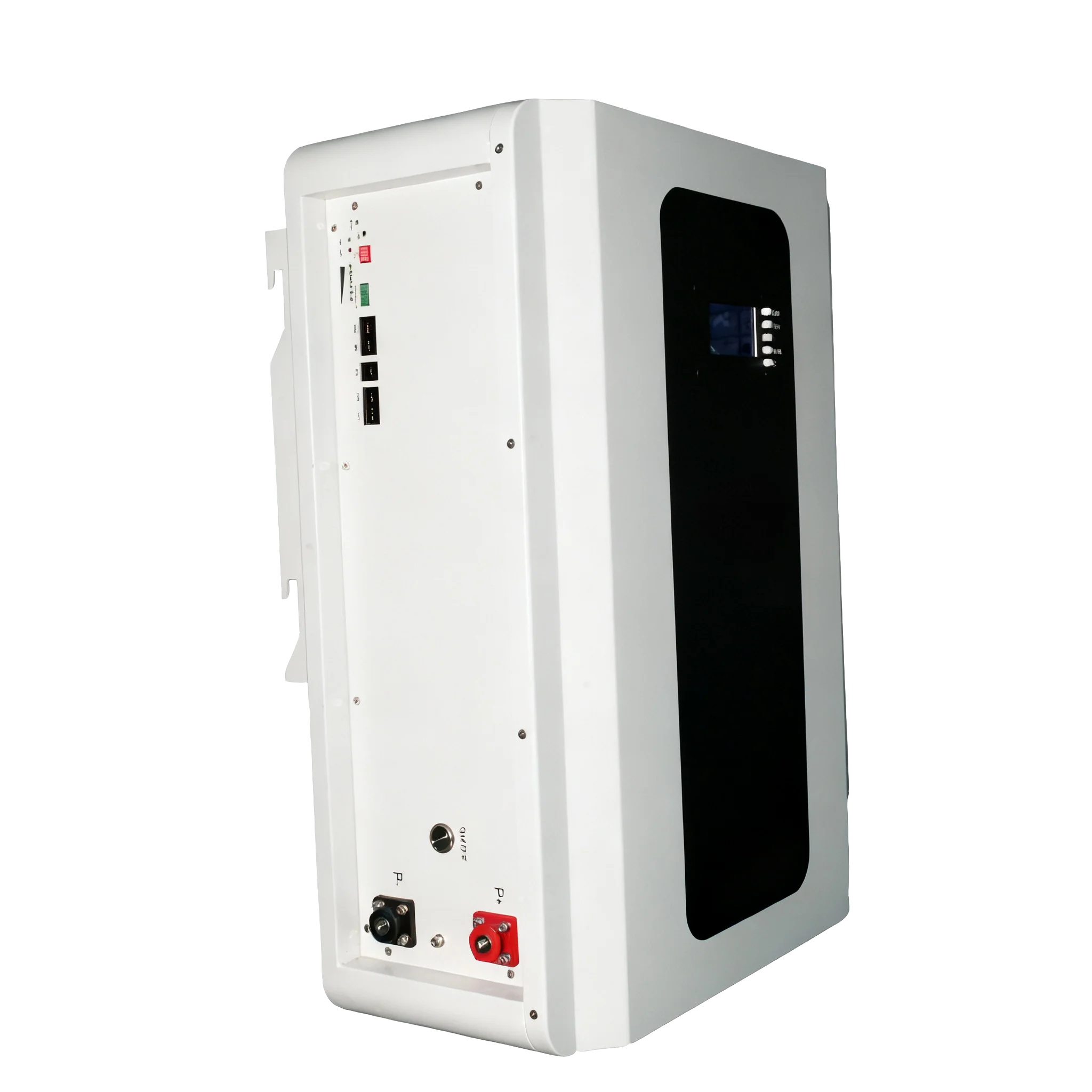 10kWh 51.2V 200Ah LiFePO4 Battery Wall-Mounted Long-Life Solar Backup Home UPS Energy Storage Systems CAN Communication IP54