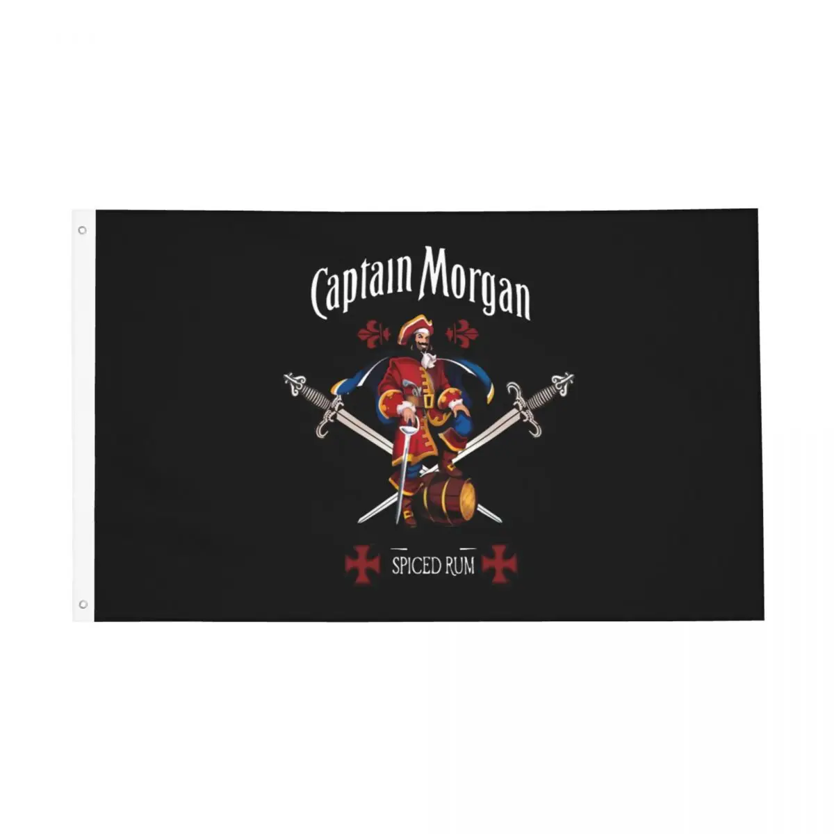 Captain Morgan Flag Indoor Outdoor Banner Polyester Decoration Fade Proof 2x3 3x5 4x6 FT Flags