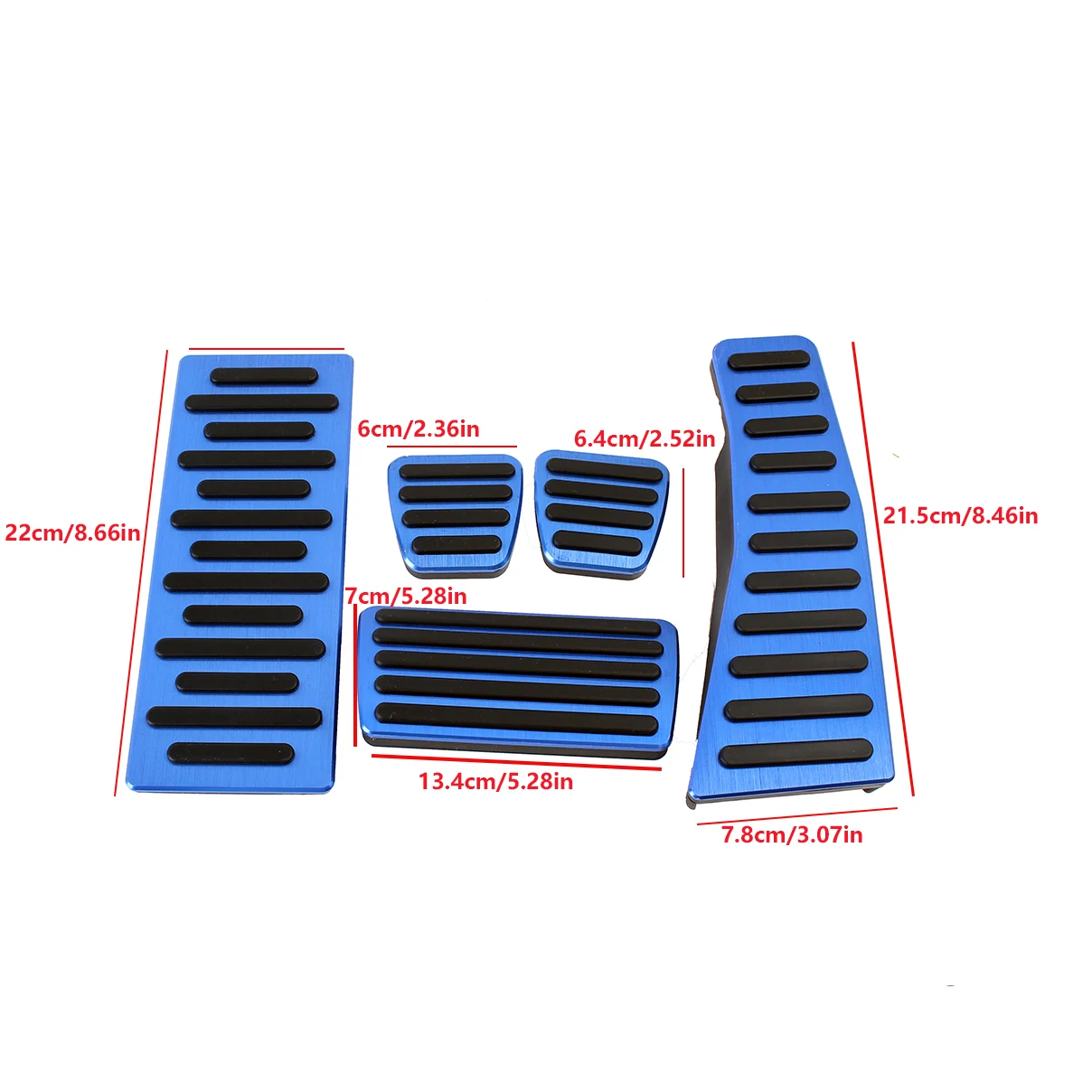 دواسات السيارة لهوندا سيفيك 2006-2011 LHD AT/MT مسرع الغاز دواسة فرامل غطاء الدواسة وسادة الألومنيوم الملحقات الداخلية