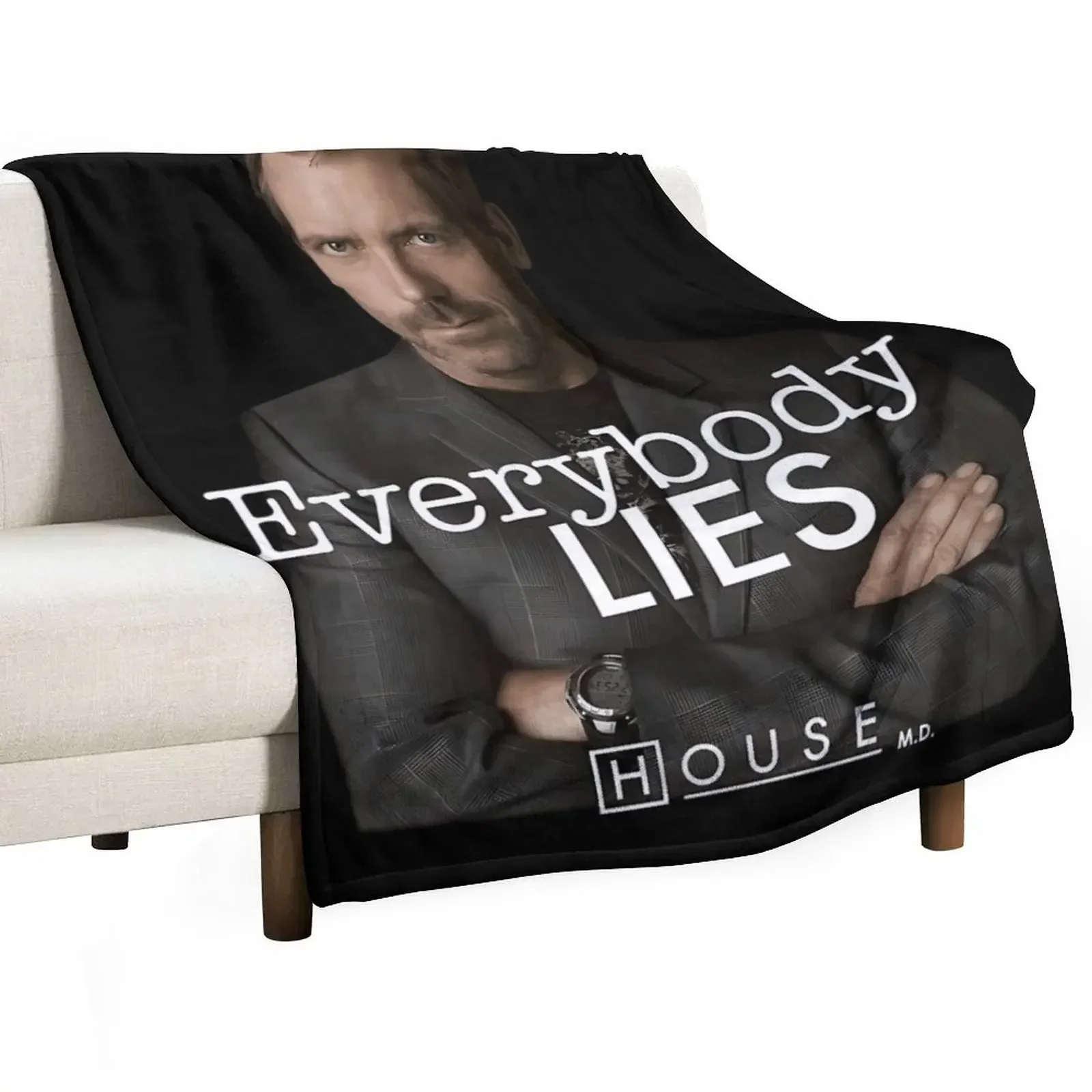 

House TV Show Everybody Lies Throw Blanket warm for winter anime Blankets