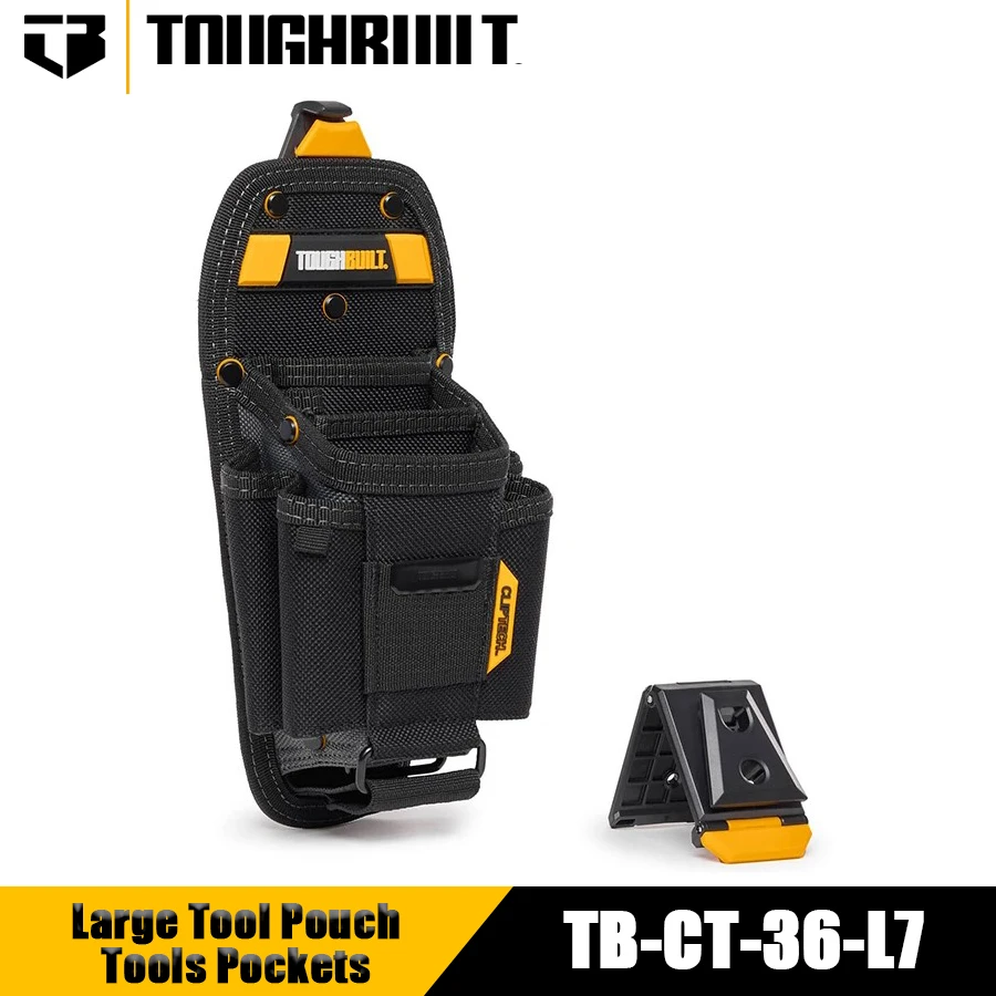 TOUGHBUILT TB-CT-36-M7/TB-CT-36-L7 Technician 7-Pocket Pouch Medium/Large Tool Pouch Mechanic Tools Pockets Tool Accessories