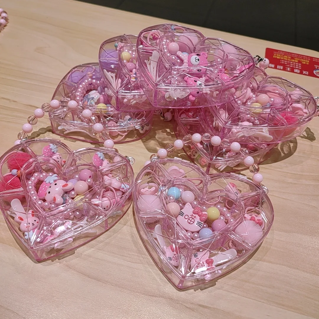 Set di gioielli per ragazze Set di braccialetti con ciondolo a forma di frutta carina cartone animato confezione regalo di compleanno di colore casuale