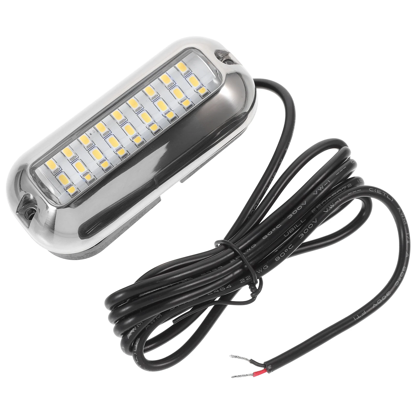 

27Led Marine Underwater Lights Waterproof Boat Transom Illumination Navigation Deck Light White Easy Installation For Ship