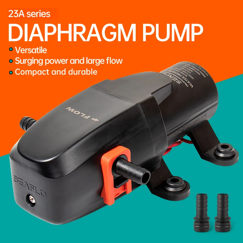 40PSI 12V Marine Water Pump Diaphragm Self Priming Pump Boat Accessories Showers Toilets Water Transfer Motor for RV Caravan