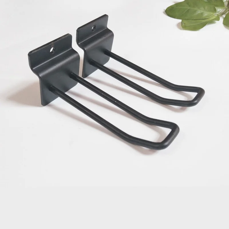 custom.Kainice Supermarket Plating Hanging Outlet Slat Wall Pegboard  Metal Wire Hooks Display Hanger U Hook