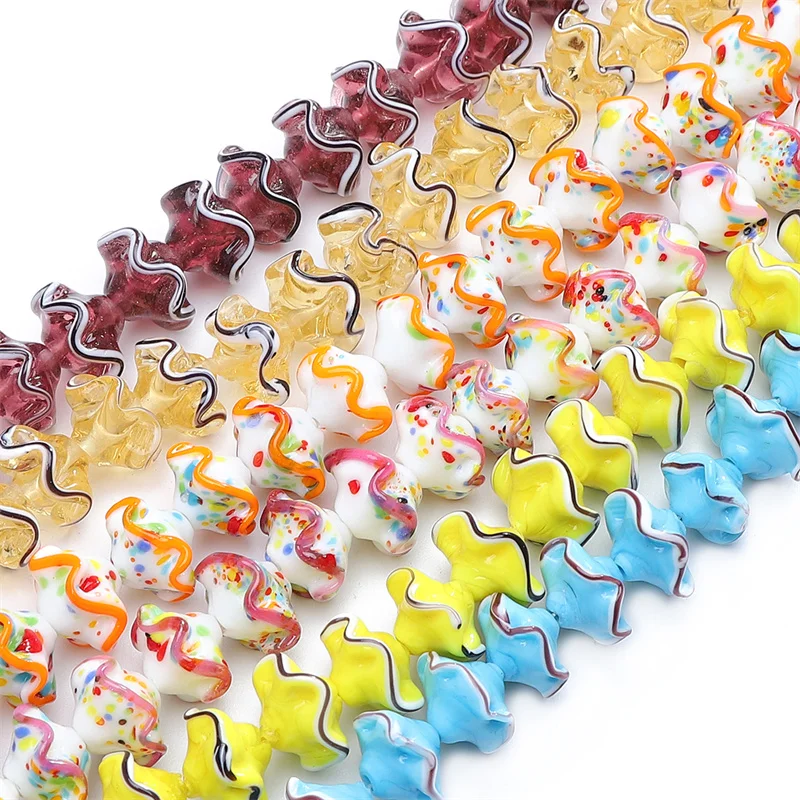 

5pcs Glass Beads Loose Spacers Crystal Irregular Beads for Jewelry Making DIY Earrings Bracelet Pendant Finding Accessories