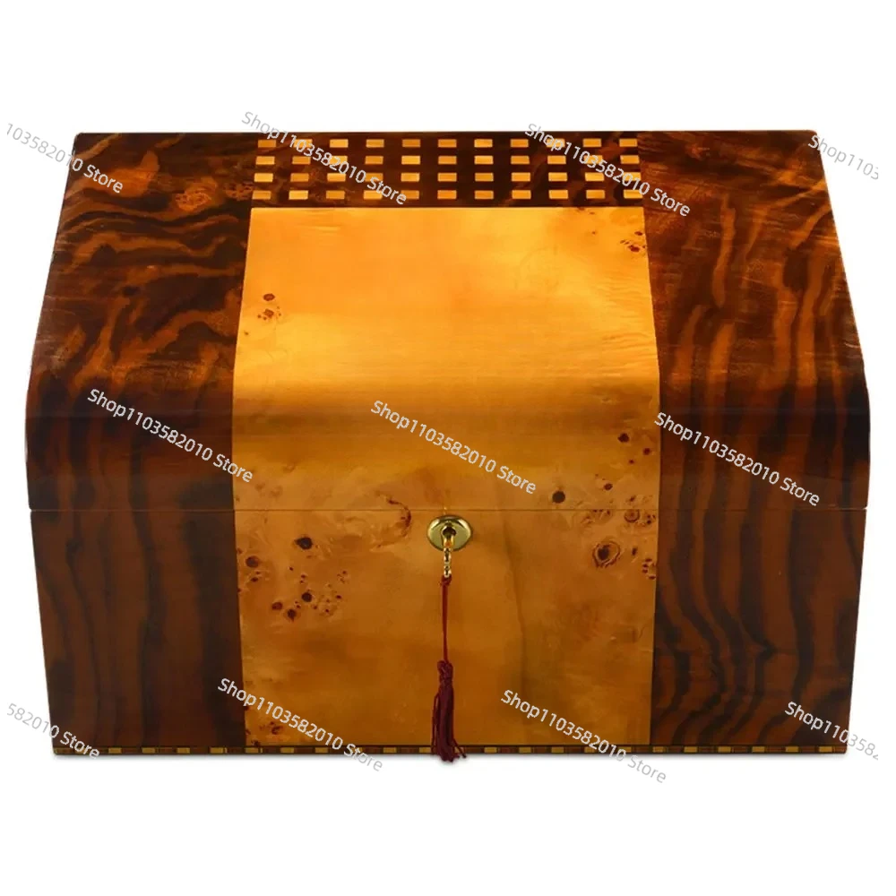 Cigar Box Wooden Cigar Display box humidor for cigars With handle cigar humidifier HH-9002