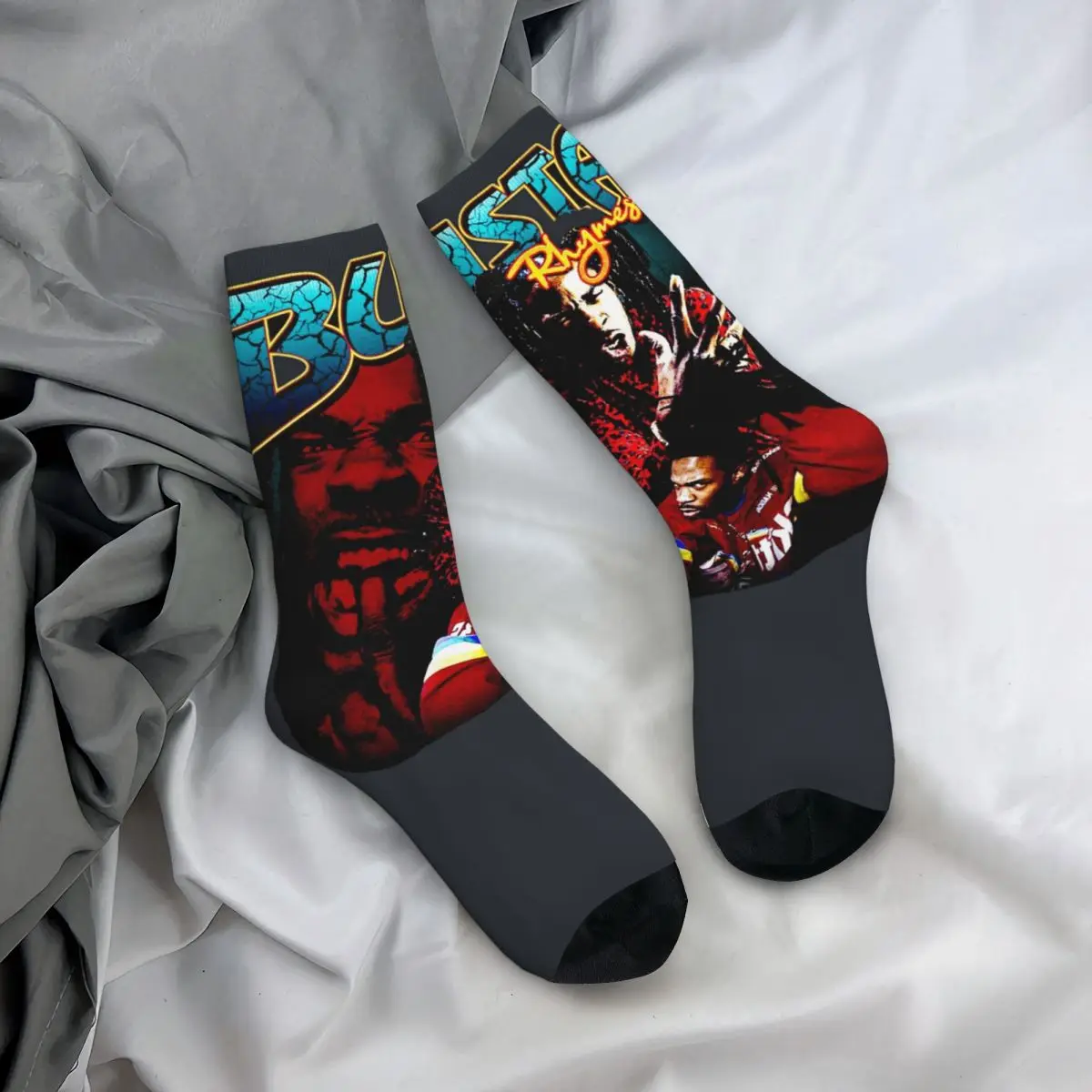 Lustige busta reimt klassische Herren socken Harajuku Rapper Street Style Neuheit lässig Crew verrückte Socke Geschenk gedruckt offizielle Website