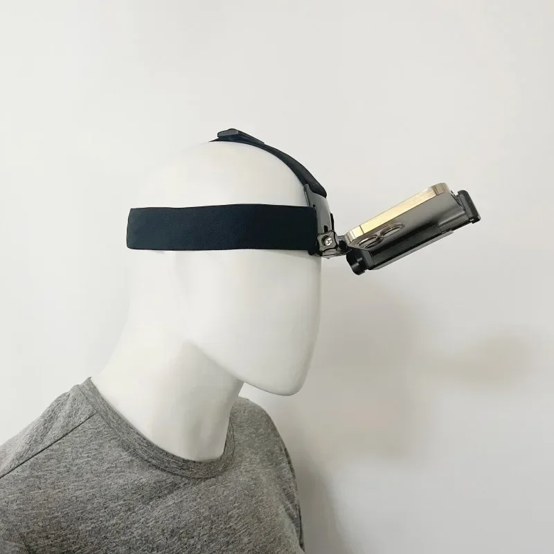 Mobile Phone Head-mounted Fixed Shooting Bracket POV Video Live Streaming Video Clip Headband Buckle Accessory