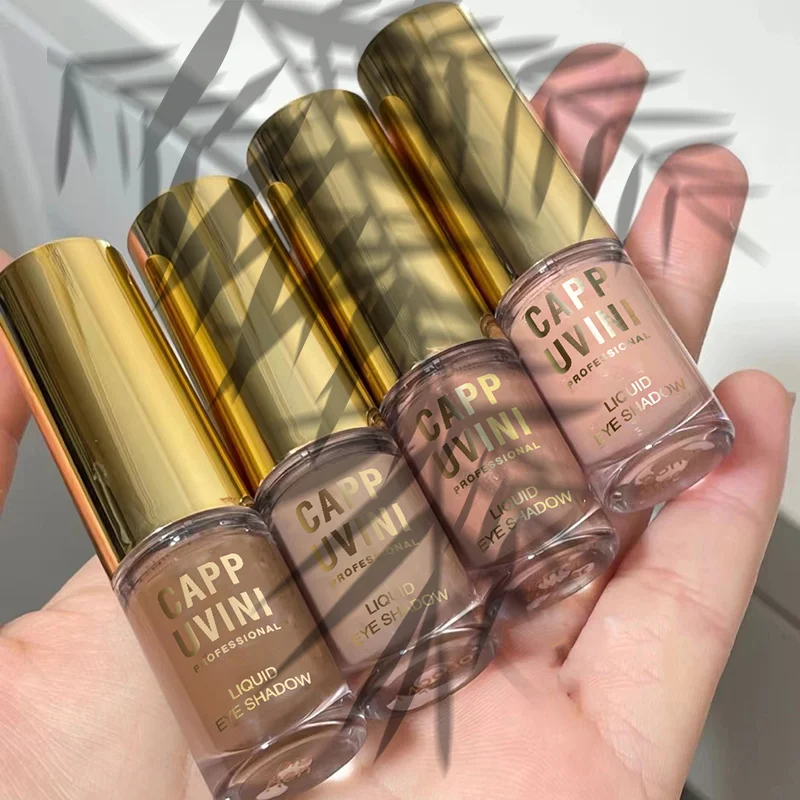 【Cappuvini】Błyszczący płynny cień do powiek w sztyfcie, kontur, róż, pigment, delikatny połysk, matowy, naturalny kremowy cień do policzków i oczu
