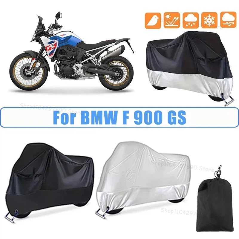 210D Oxford Motorcycle Cover Waterproof All Season UV Protection For BMW F 900 GS Anti-Tear Windproof Motorbike Cover