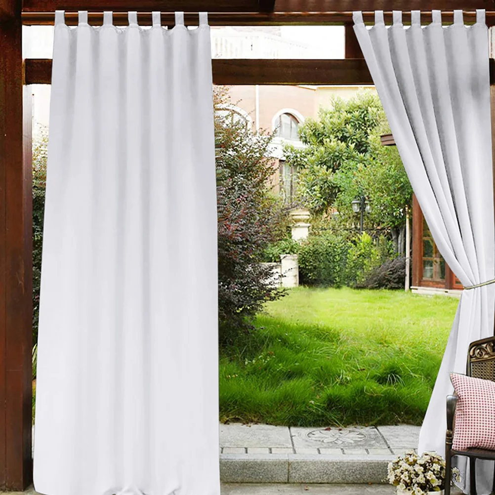 

Premium Blackout Curtain Fabric Curtains for Kitchen Window Porch Door Durable Polyester Liner Eyelet Farmhouse