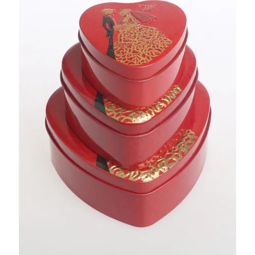 Sturdy Kalplli Metal Box Jewelry Box Metal Bride Groom