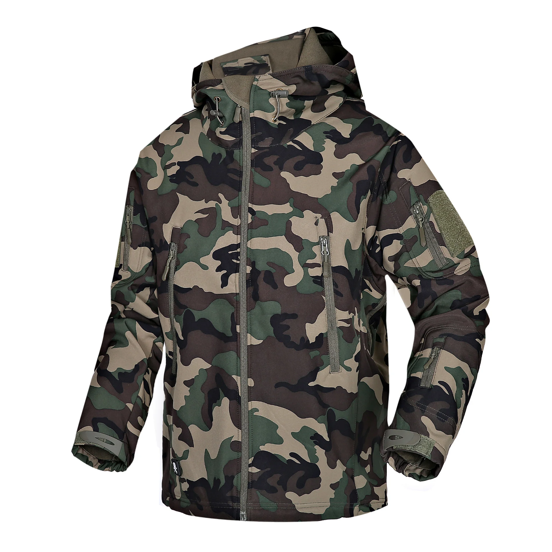 Clothing Autumn Men's Military Camouflage Fleece Jacket Army Tactical Multicam Male Windbreakers