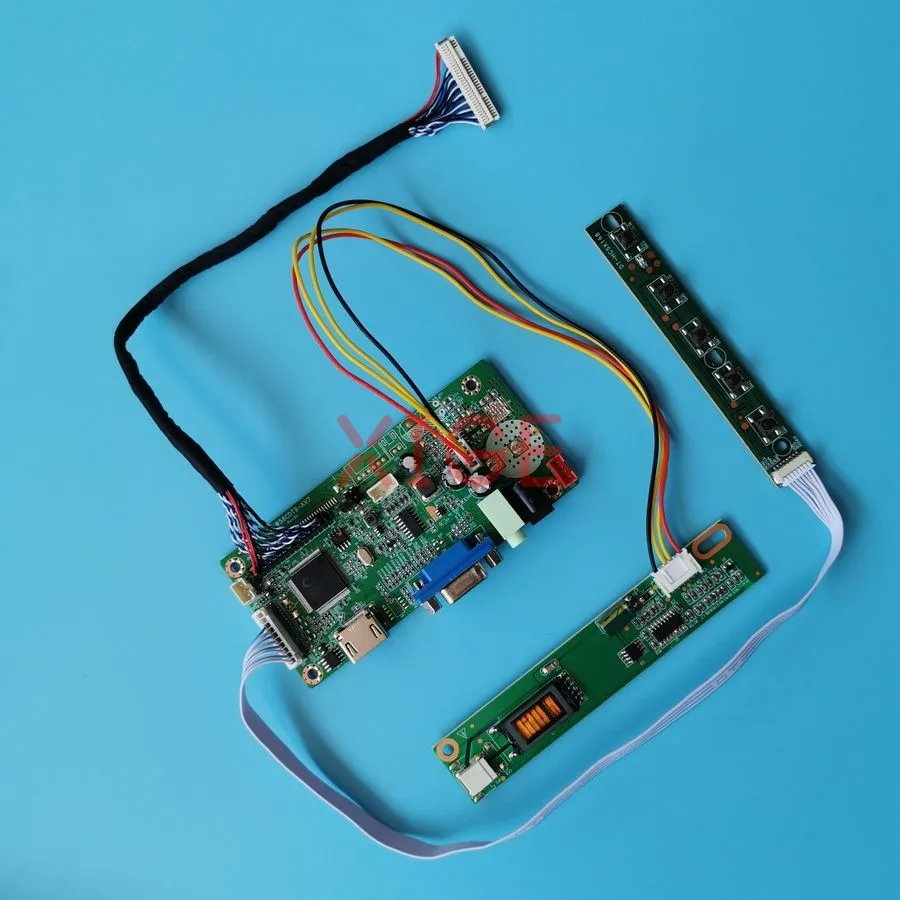 

For LP141WP1 B141PW03 B141PW01 B141PW02 LCD Monitor Controller Drive Board DIY Kit 1440*900 1-CCFL 1440x900 LVDS 30-Pin HDMI+VGA