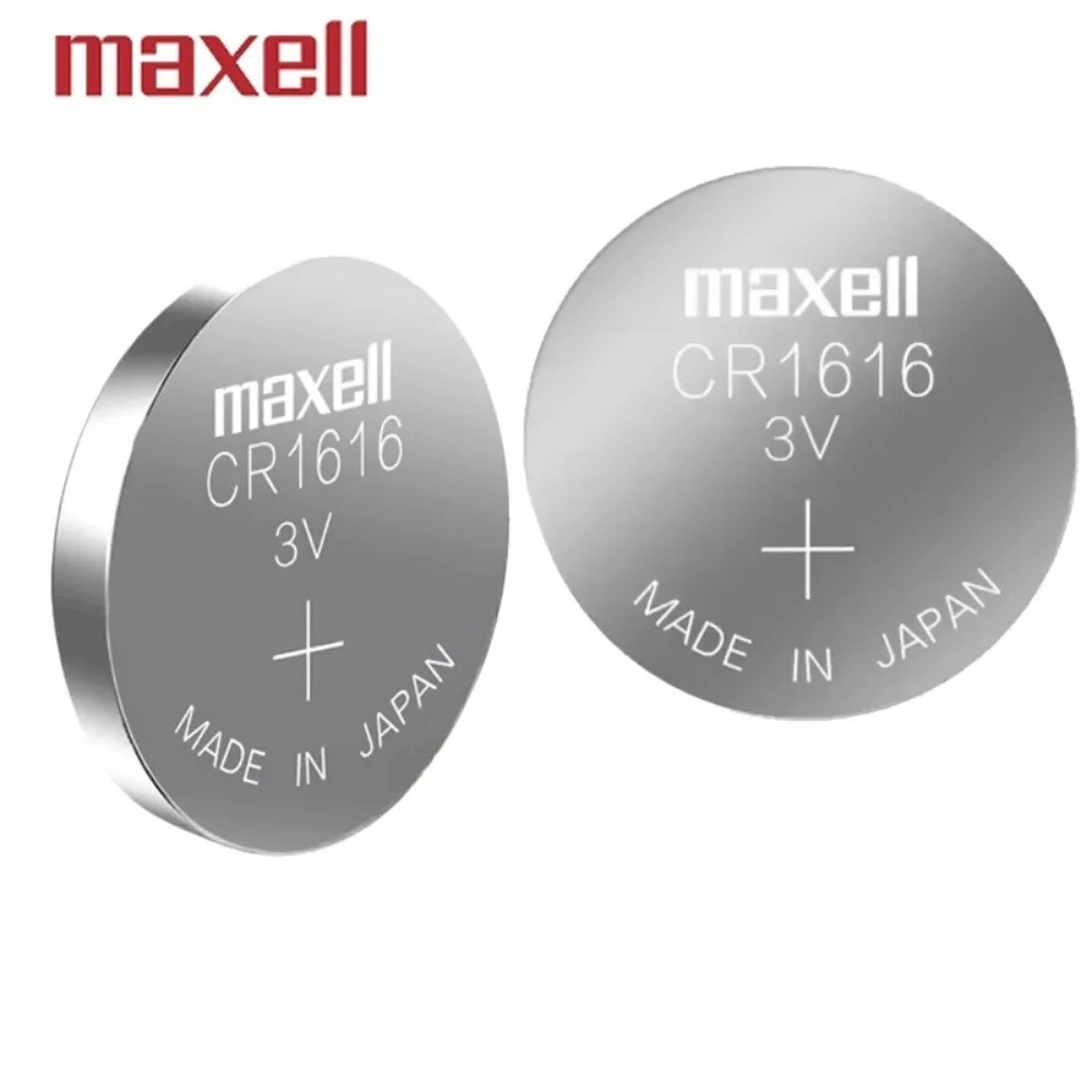 5PCS Original MAXEL L CR1616 Lithium Batteries 3V DL1616 ECR1616 LM1616 CR 1616 Electronic Car Key Watch Toy Remote Coin Cells