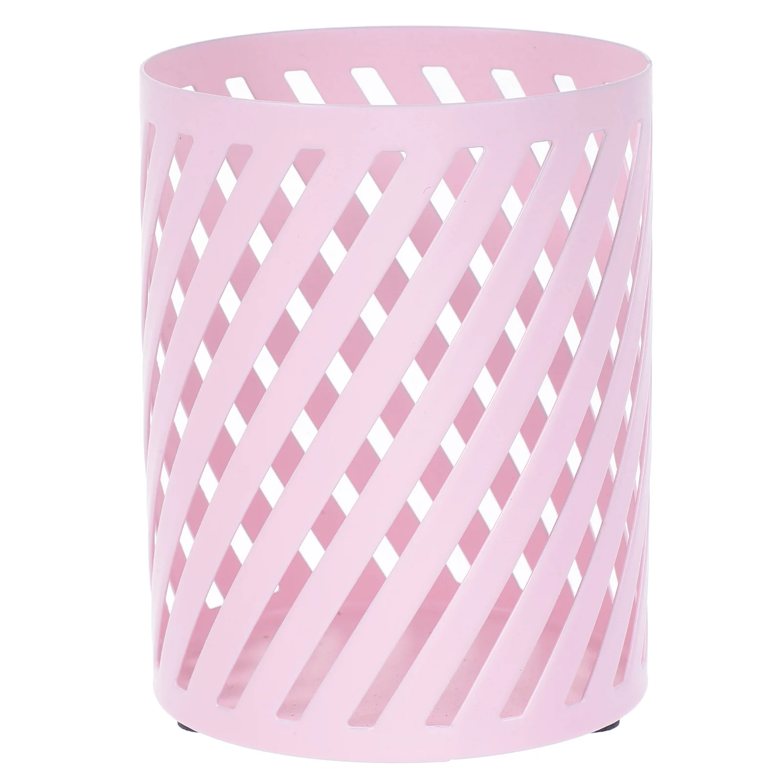 

Round Pen Holder Desk Organizer Iron Nordic Style Mesh for Office Supplies Cute Modern Pencil Caddy