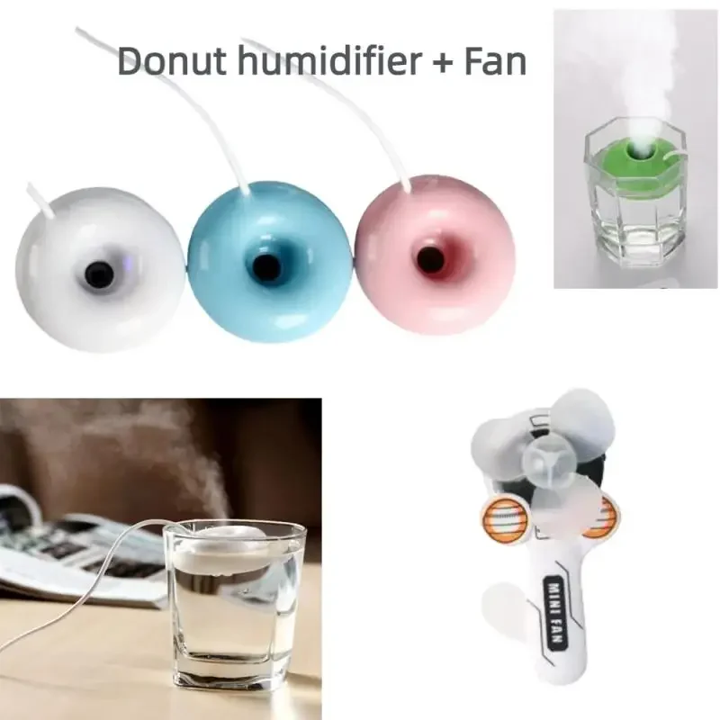 Portable UFO Negative Ion Humidifier USB Air Humidifier Purifier  Diffuser    Purifier Diffuser  + Fan