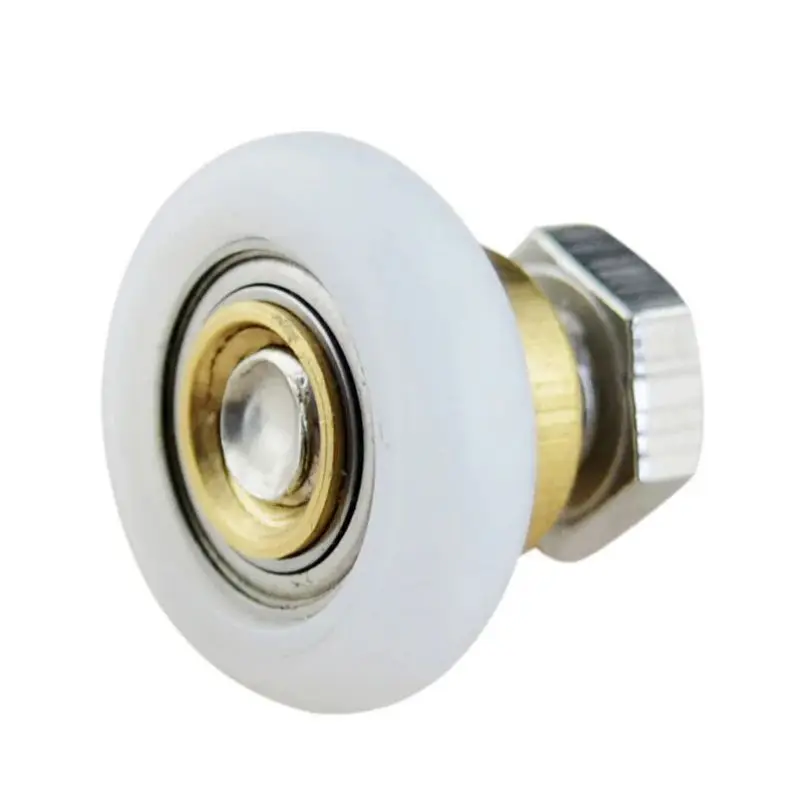 2pcs/lot 19/23/24.5/27mm Diameter sliding Shower Door Wheel Roller casters furniture castors Runners Wheels Replacement Wheel
