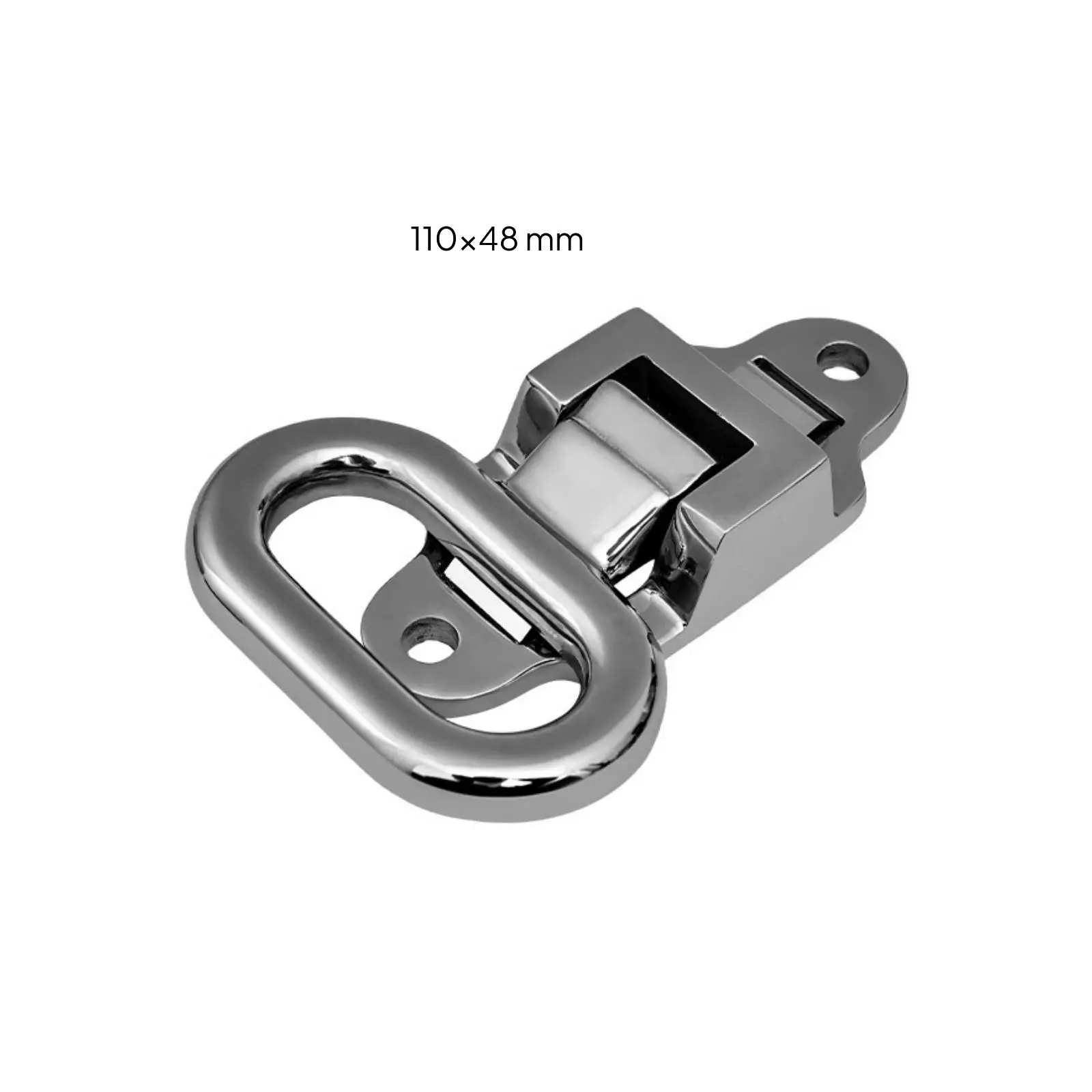 Folding Boat Foot Pedal 316 Stainless Steel Hinged Step for Pontoon Dock Yacht Mounting Plate