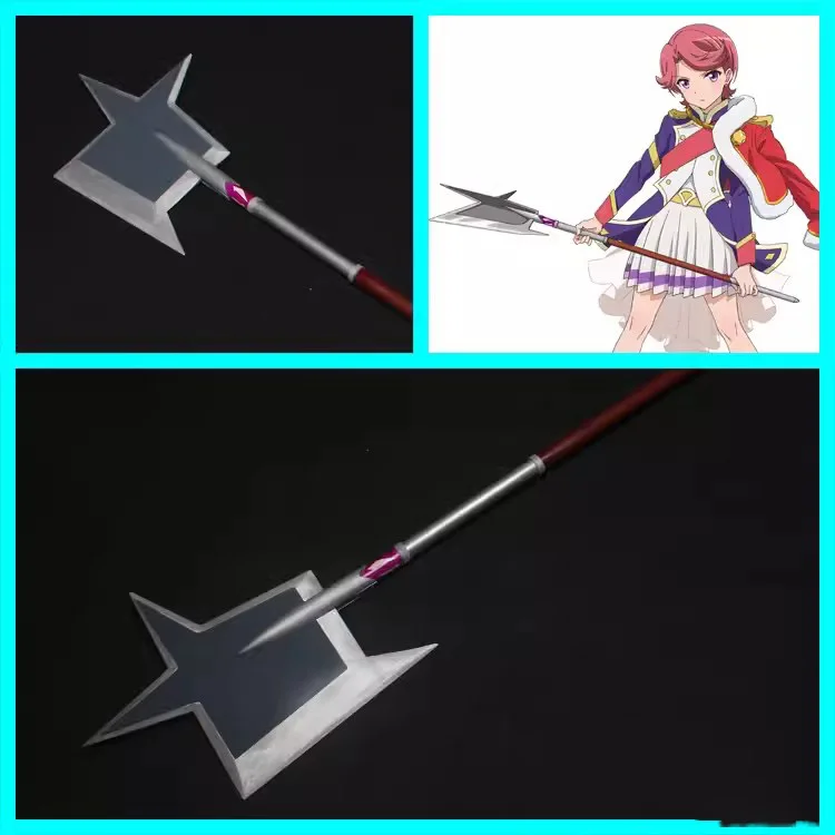 105CM Revue Starlight Isurugi Futaba Halberd Axe Weapon Cosplay Shoes Props Halloween Carnival Cosplay Party Props Accessories