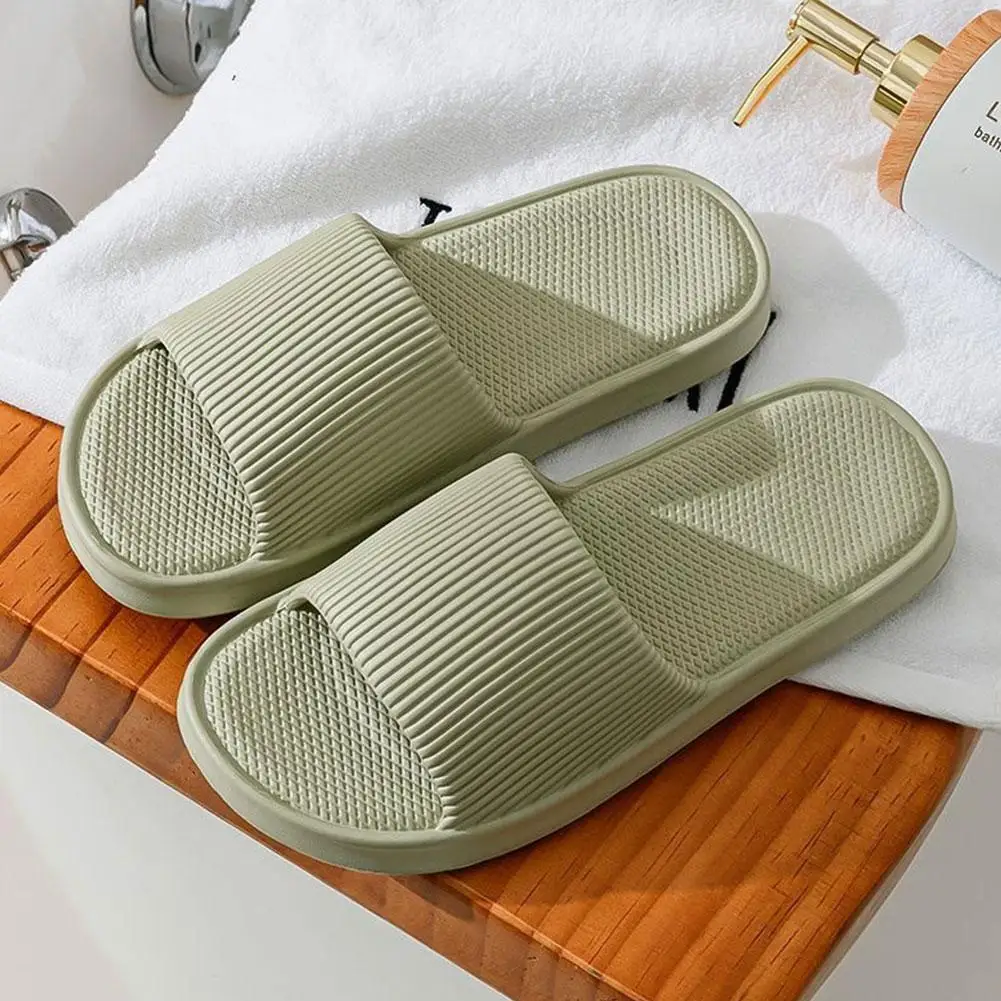 EVA Slide Slippers Ultra Soft Non Slip Open Toe  Lightweight No Odor Indoor Outdoor Shower Slides Multiple Colors For Women