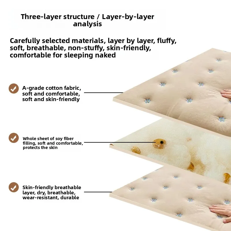 

Yaloo 2024 New Cotton Bed Canopy Single Piece Dormi Bed Cover Protection Comforter Quilt Bedding Set Polyester Fiber