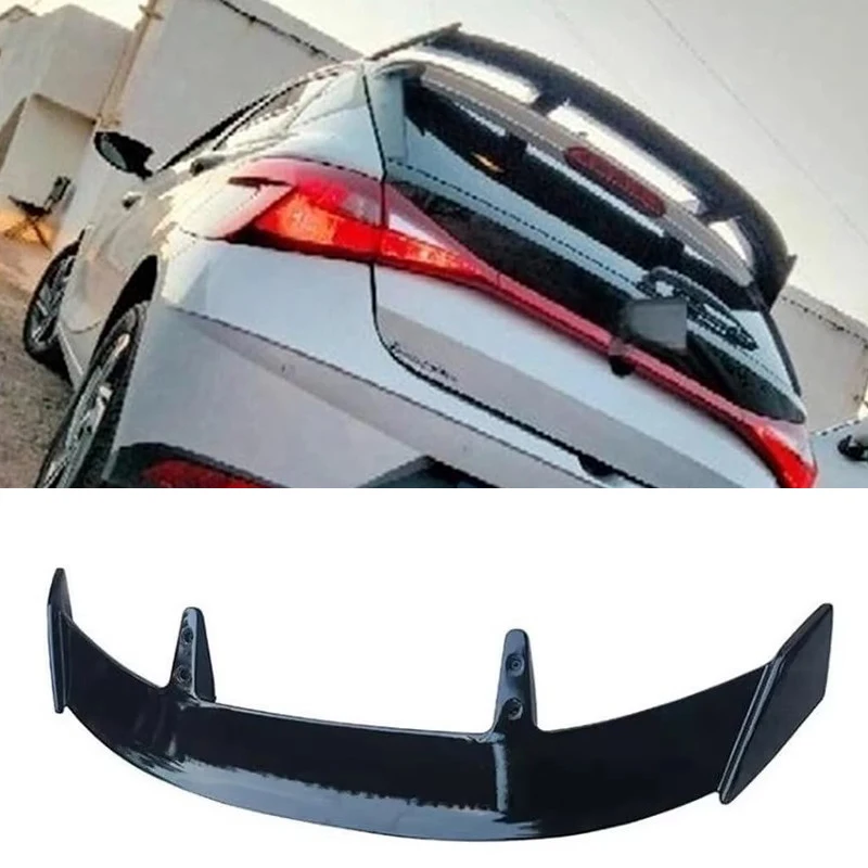 

Спойлер на крышу, крылья для Hyundai i20/2020-2024 года, АБС-пластик, багажник автомобиля, задний хвост, аксессуары для губ, комплект кузова