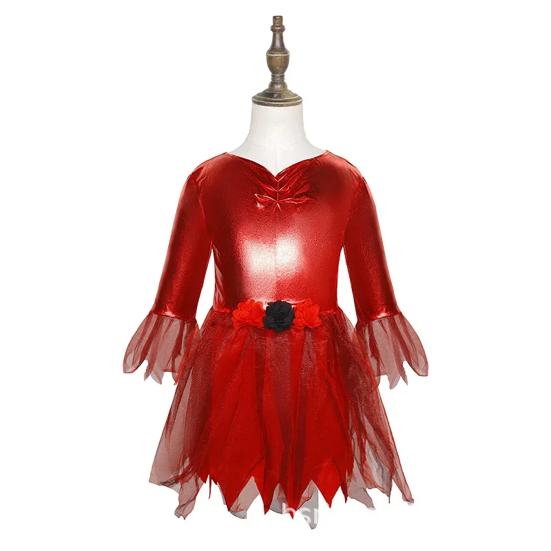 Masquerade Children\'s Stage Costume 2024 Halloween Costumes for Women Halloween Red Bull Demon Costume Cosplay Uniform Character