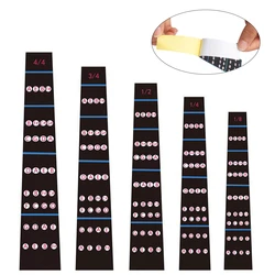 4/4 3/4 1/2 1/4 1/8 사이즈 바이올린 지판 스티커, 피들 피치 위치 스티커, 접착제 없음, 손가락 위치 스티커 액세서리