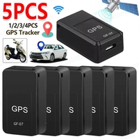 Mini GF-07 GPS Car Tracker Real Time Tracking Anti-Theft Anti-lost Key Pet Locator Strong Magnetic Mount SIM Message Positioner