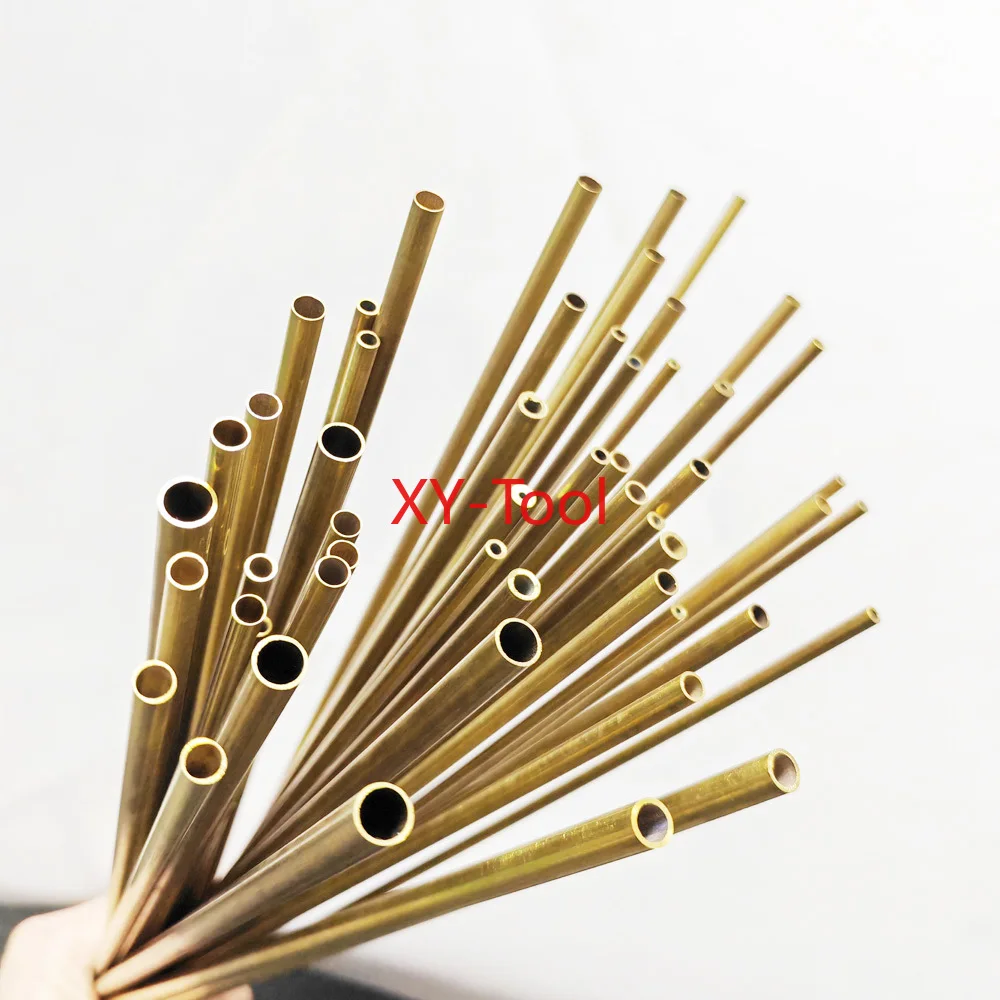 

Латунная трубка OD1,5-7,5 мм ID1-7 мм Капиллярная латунная круглая труба Прямая маленькая наружная диаметрия Толщина резки и обработки 0,25-1 мм