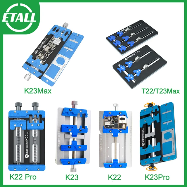 Mijing K22/K22Pro/K23/K23Pro/K23Max osprzęt do naprawy płyty głównej ze stopu aluminium do naprawy lutowania płyty głównej do telefonów komórkowych