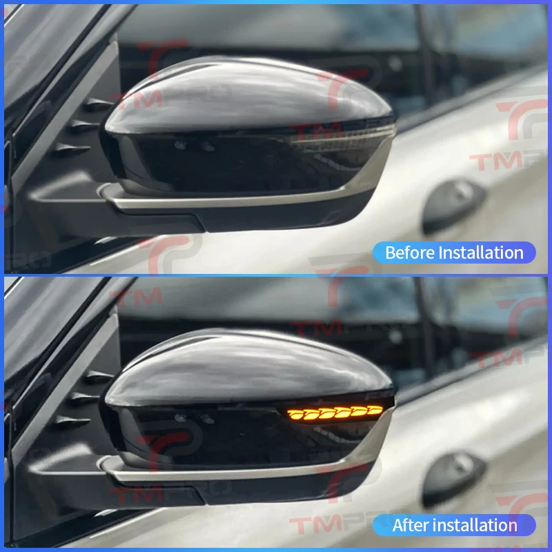 Rearview mirror running light for Geely Bin Yue PROTON X50 Day light white dynamic blue light