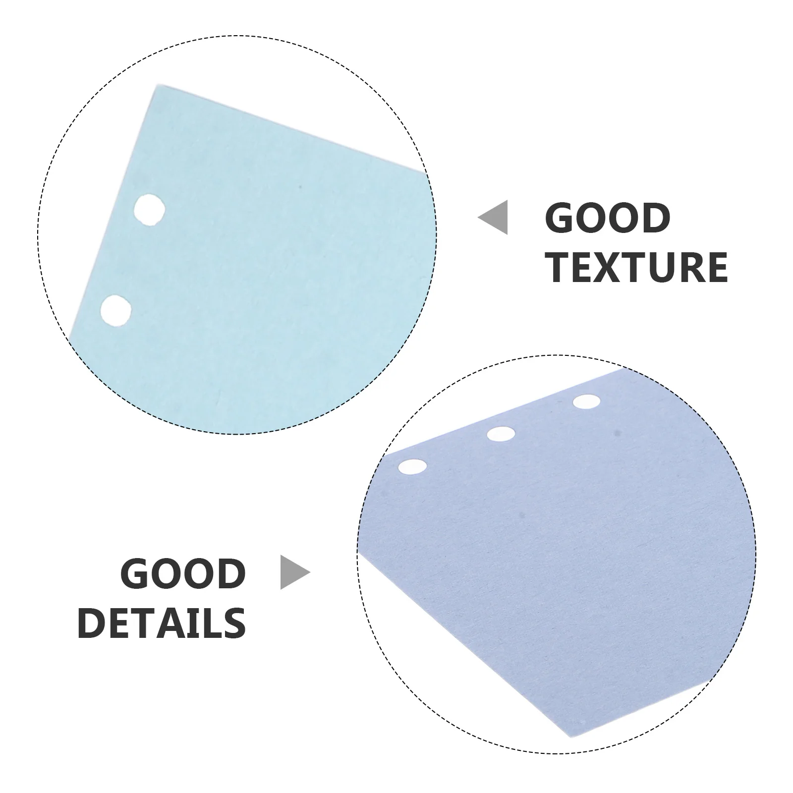 40 Sheets Colored Filler Paper A6 Loose Leaf Notebook Refillable Journal Inserts 6 Hole Binder Replacement Paper For Planners