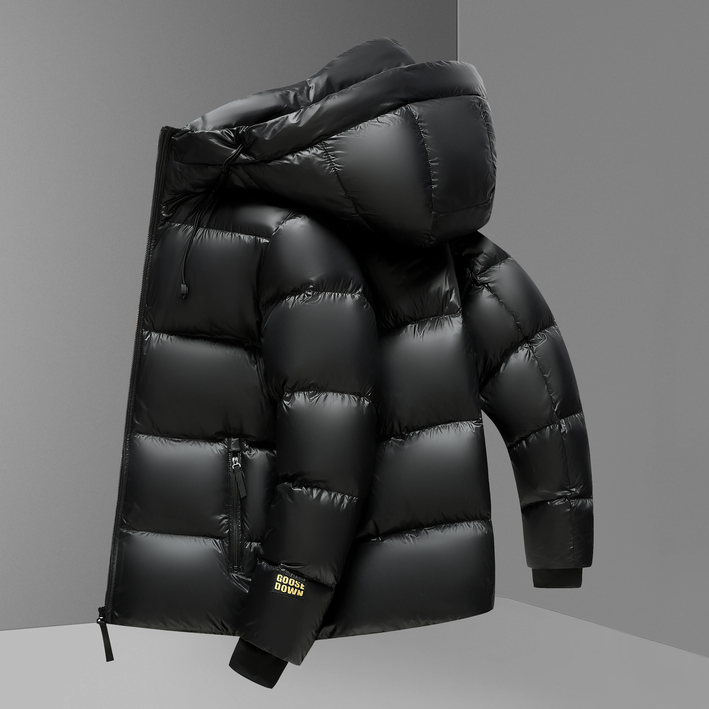 

Genuine 90% White Goose Down Parkas Coat Men Winter Warm Hooded Puffer Jacket Male Thermal Goose Down Outdoor Thermal Coat