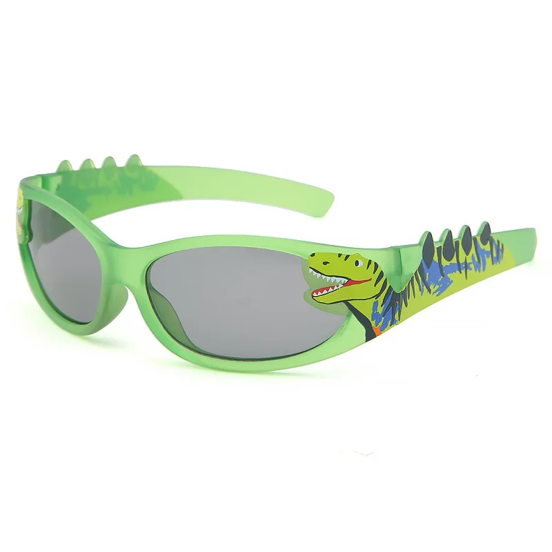 Kindermode Sonnenbrille Cartoon Dinosaurier Sonnenbrille Niedliche Party Dekoration Brille Sonnenschutzbrille UV-Schutz – Detail 5