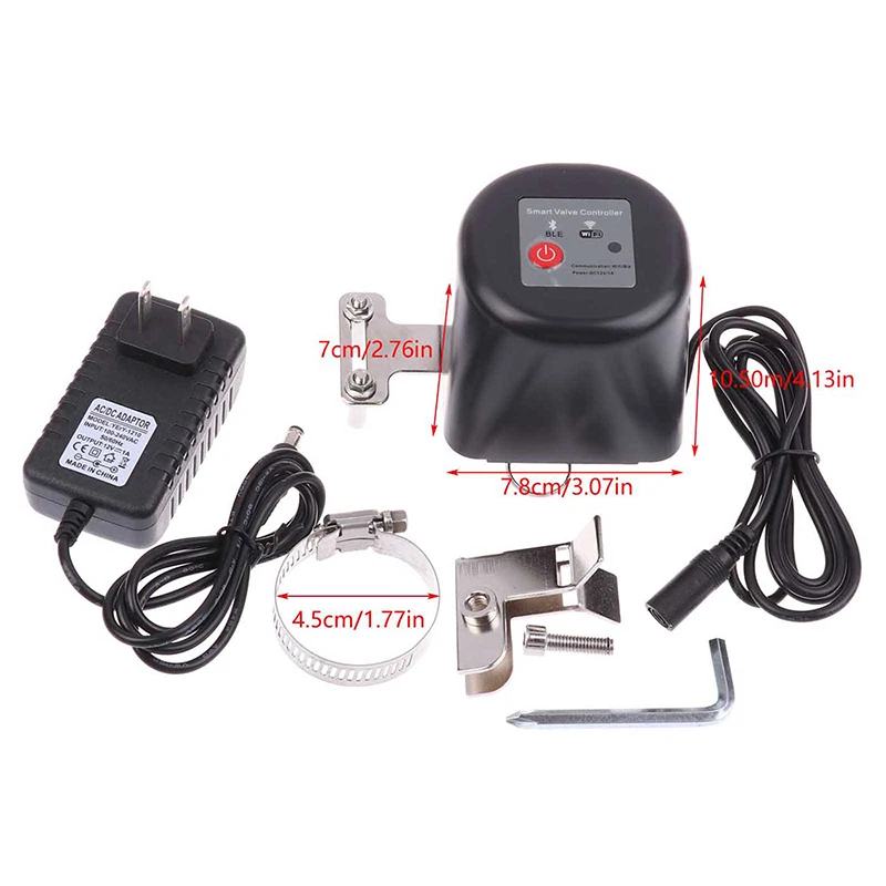 EU US Plug WiFi Automatic Gas Water Heater Valve Controller Smart Home Remote Control Manipulator Work With Smart Life