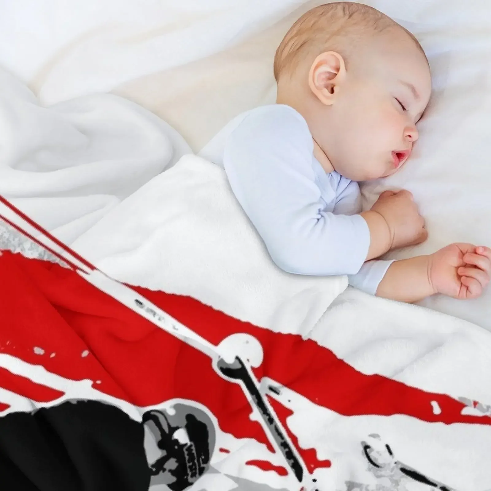Spinning the Deck - Tail-whip Scooter Stunt Throw Blanket Decorative Throw Cute Plaid Beach Plaid on the sofa Blankets