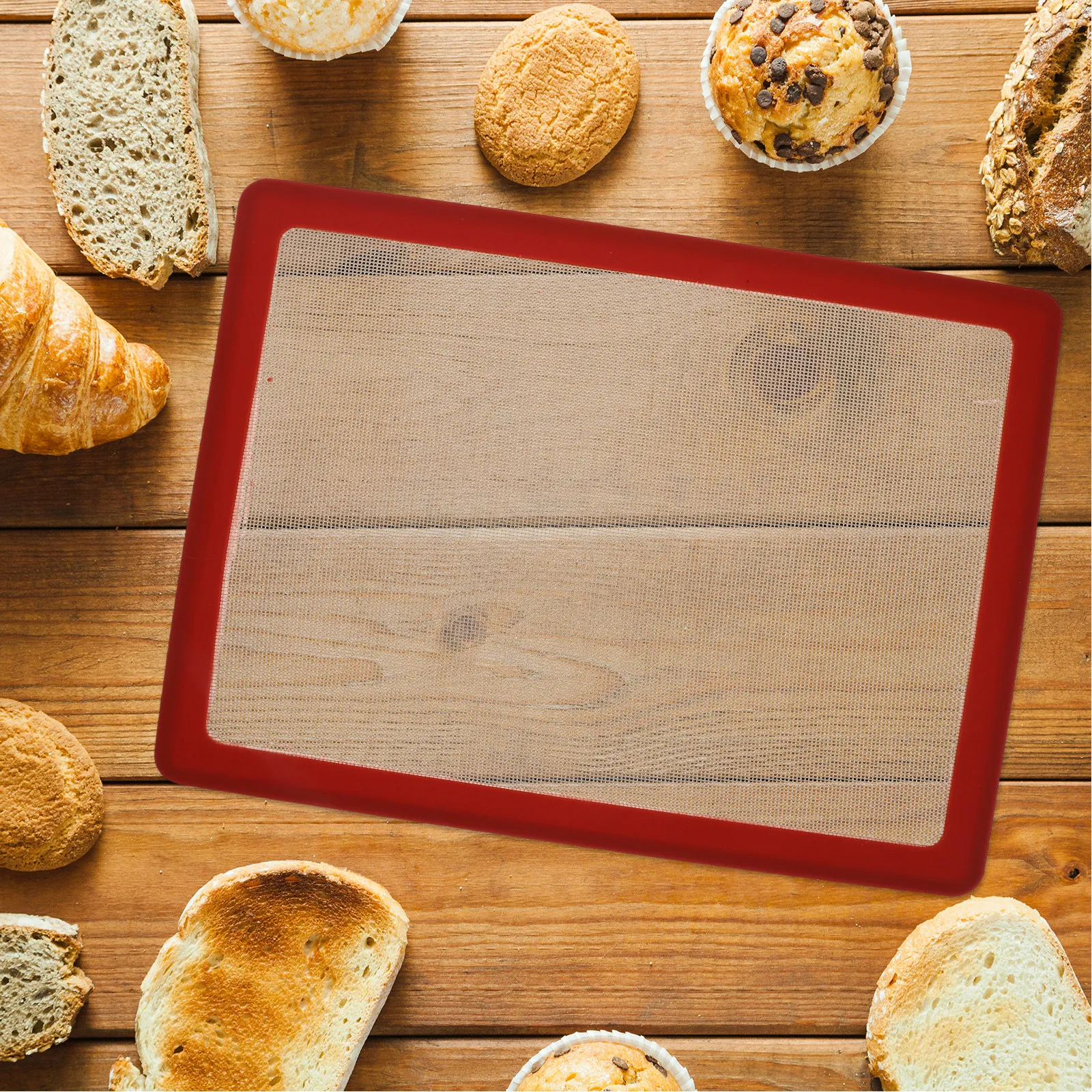 

Силиконовый коврик для выпечки, сверхпрочный, пищевой, антипригарный, многоразовый, для духовки, для печенья, хлеба, макарон, кондитерских изделий, раскатки теста, выпечки тортов